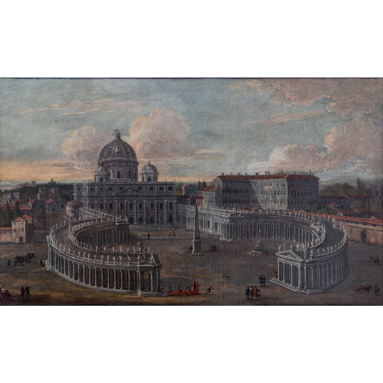 Dipinto: Veduta di Piazza San Pietro